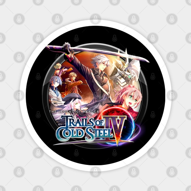 Trails of Cold Steel In Circle Logo XIV Magnet by RayyaShop